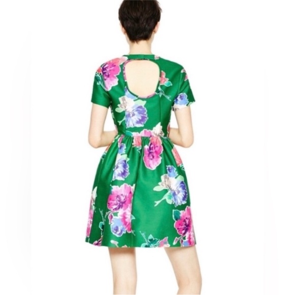 Kate Spade Green and Pink Floral Dress - Picture 3 of 11